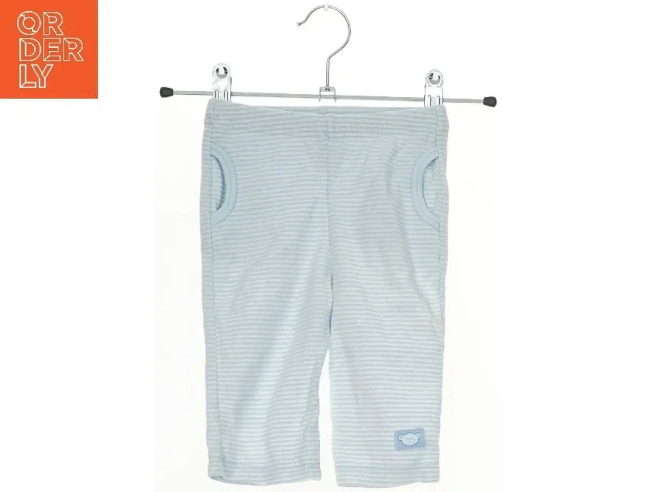 Billede 1 - Lyseblå stribede babybukser fra Friends (str. 56)