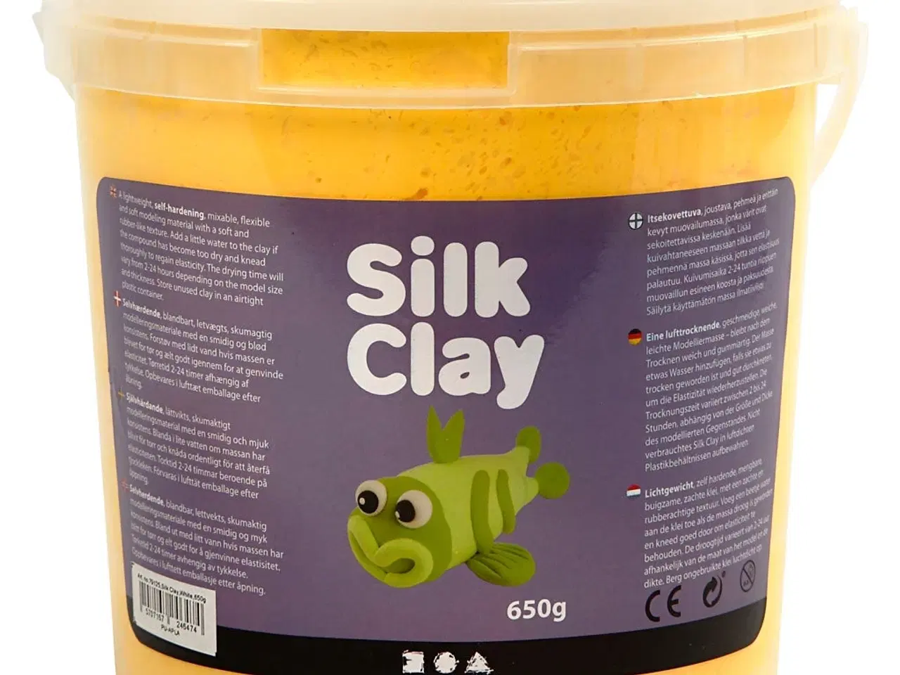 Billede 1 - Silk Clay® Gul Modelleringsmasse, 650 g