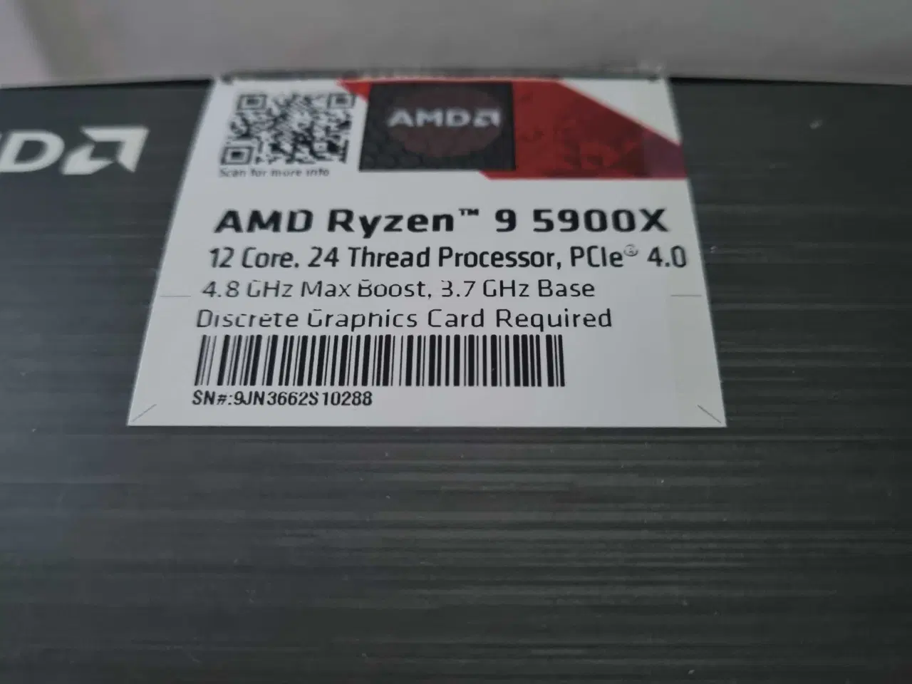 Billede 3 - Ryzen 9 5900X CPU AM4 
