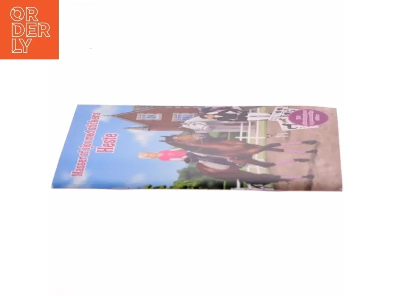 Billede 2 - Stickerbog med heste tema