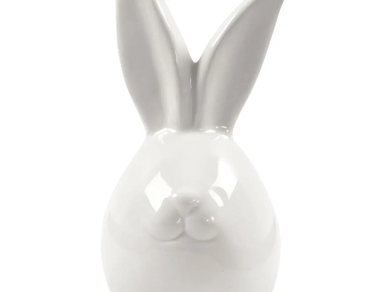 Billede 1 - Hare, H: 11,4 cm, diam. 5,5 cm, hvid, 12stk./ 1 pk.