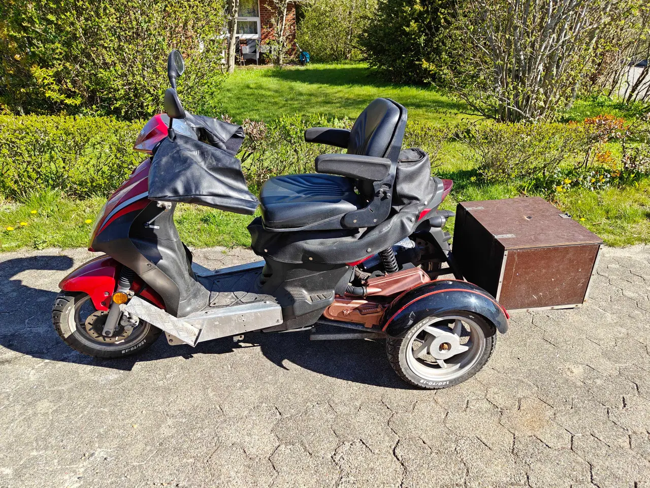 Billede 2 - Sym Orbit - Rød, 3-hjulet 30 km/t