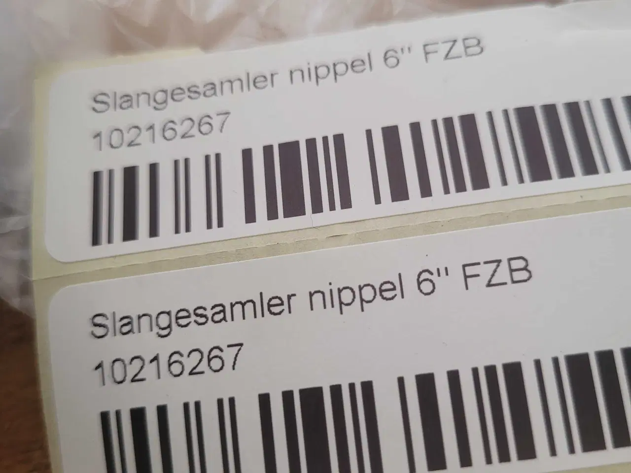 Billede 5 - Slangesamler nippel 6" fzb