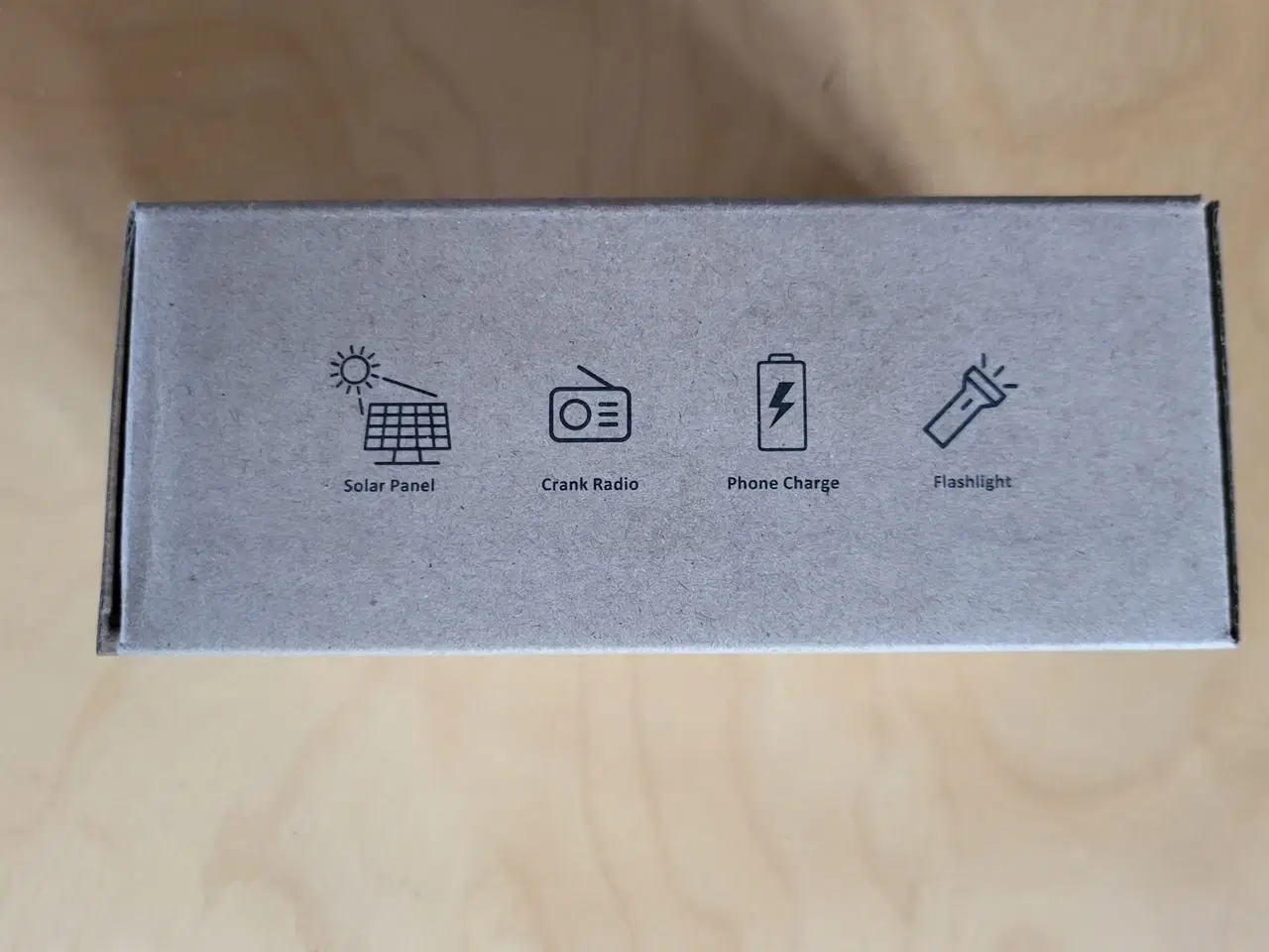 Billede 2 - 3-i-1 Nødradio med solceller, powerbank, håndsving