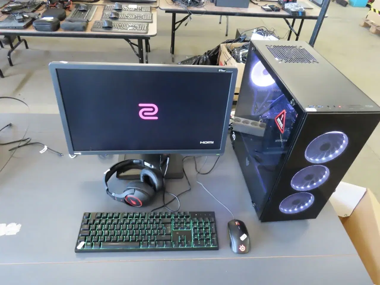 Billede 14 - Komplet Gaming PC med Skærm, Mus og tastetur (SHARK GAMING, BENQ, STEEL SERIES)