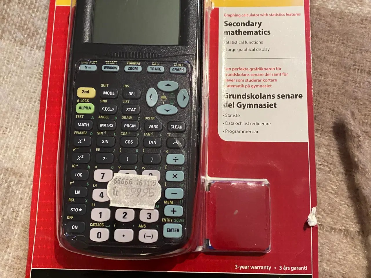 Billede 13 - TI- 82 stats grafregner