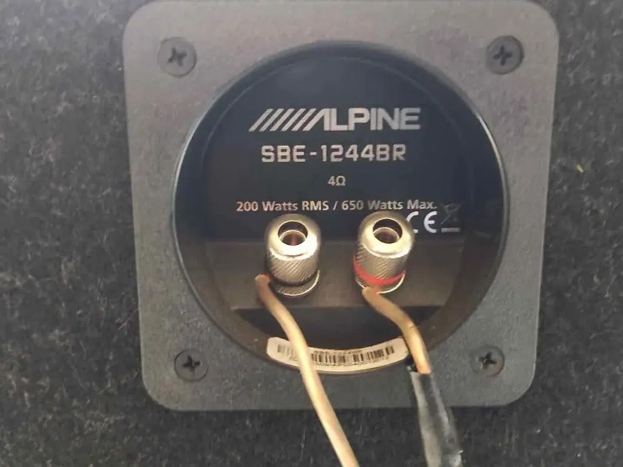 Billede 3 - Alpine 12 tommer Subwoofer og 1200w forstærker