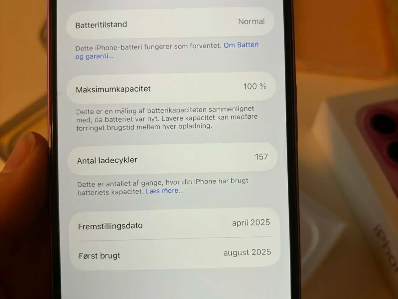 Billede 7 - Iphone 16 128 GB