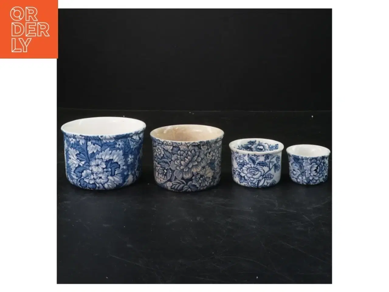 Billede 1 - Delft Skåle, 4 stk (str. 3,5x5&4x6&6x9&7x10 cm)