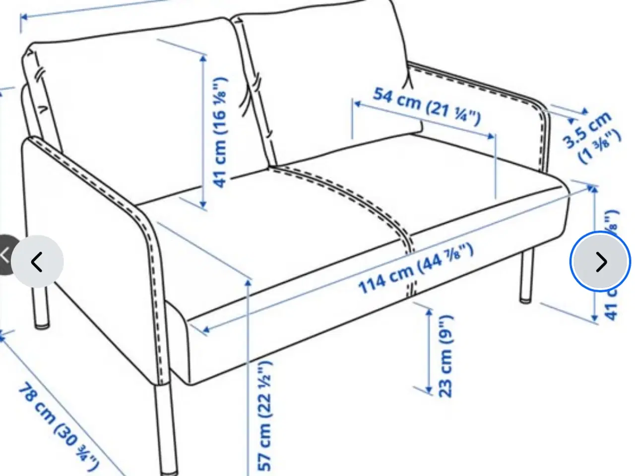 Billede 7 - 2 & 3 pers. sofa m. puf