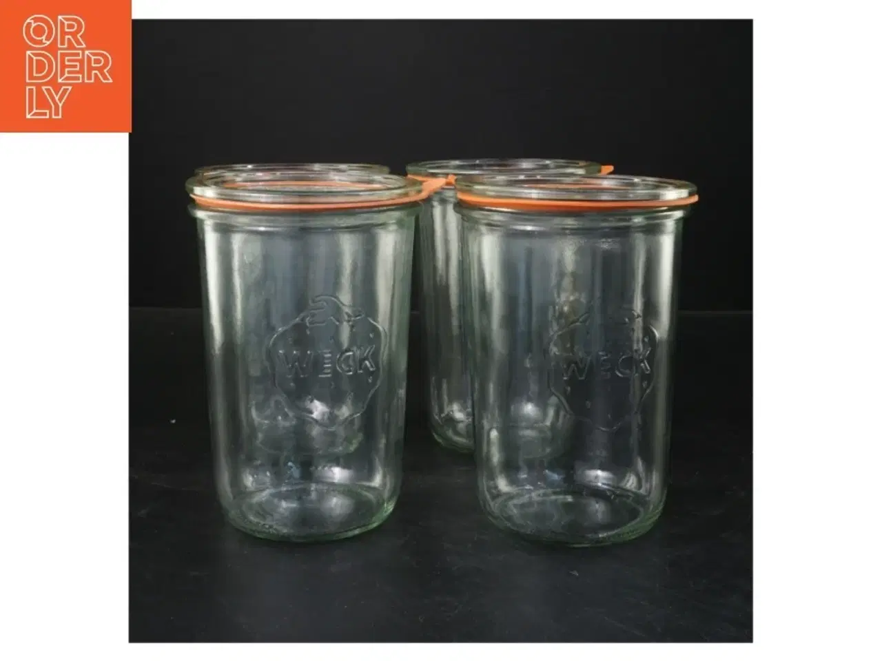 Billede 1 - Weck glasbeholdere med låg fra Weck (str. 16 cm)