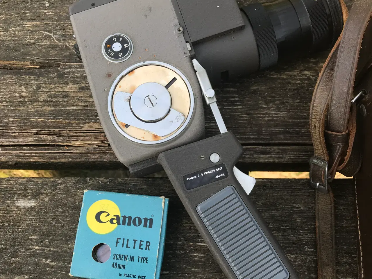 Billede 4 - Canon Zoom 8 vintage 8MM Film Kamera Original Læd
