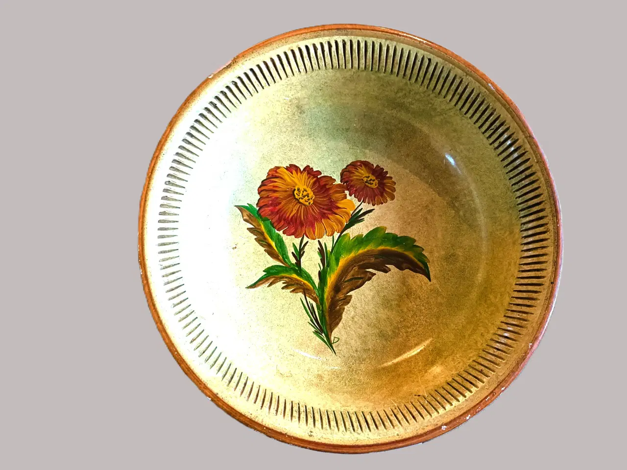 Billede 1 - Vintage keramik fad, frugtfad, Knabstrup keramik