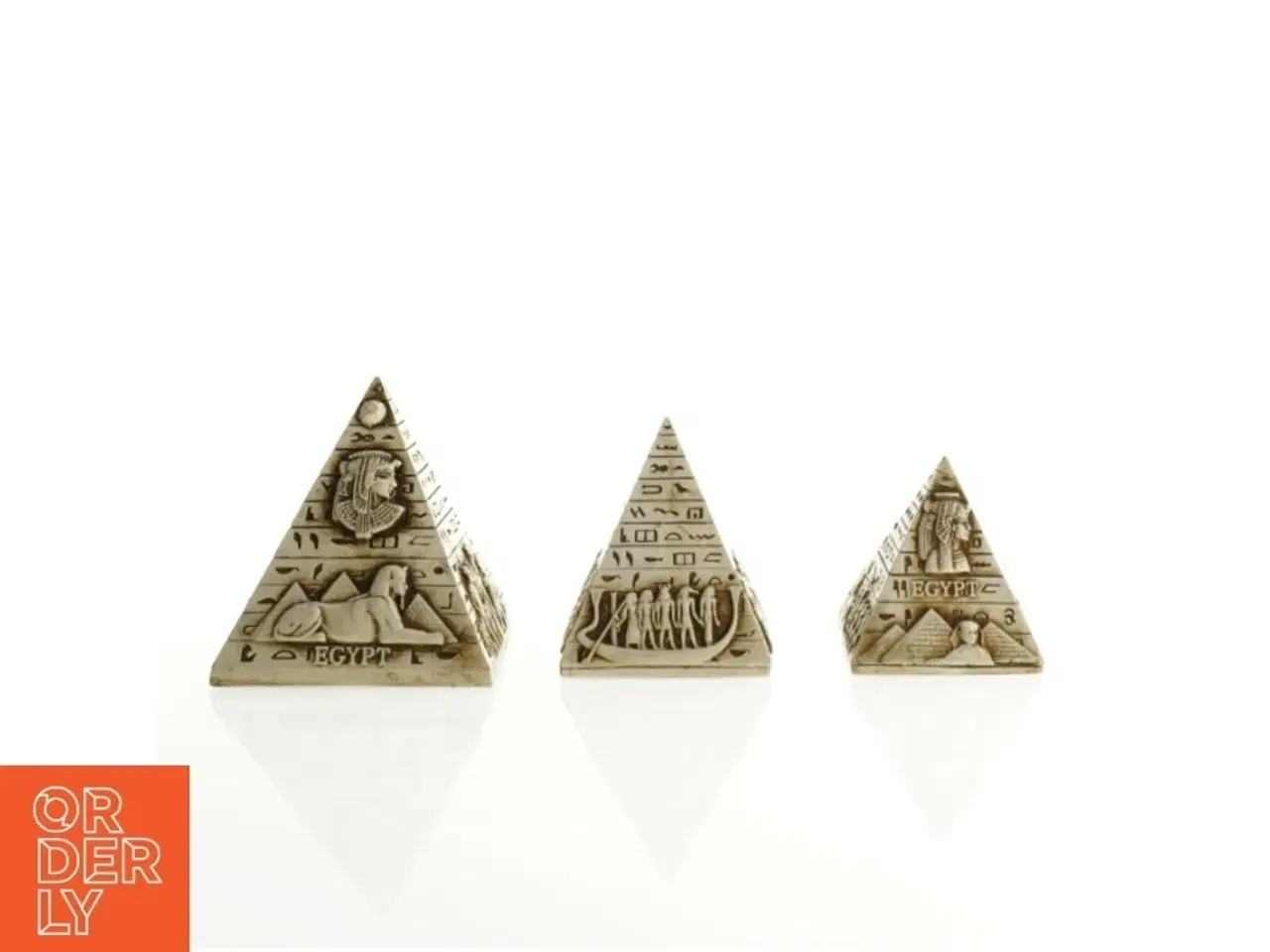 Billede 1 - Pynte pyramider (str. 10 x 10 cm og 7 x 7 cm og 6 x 6 cm)