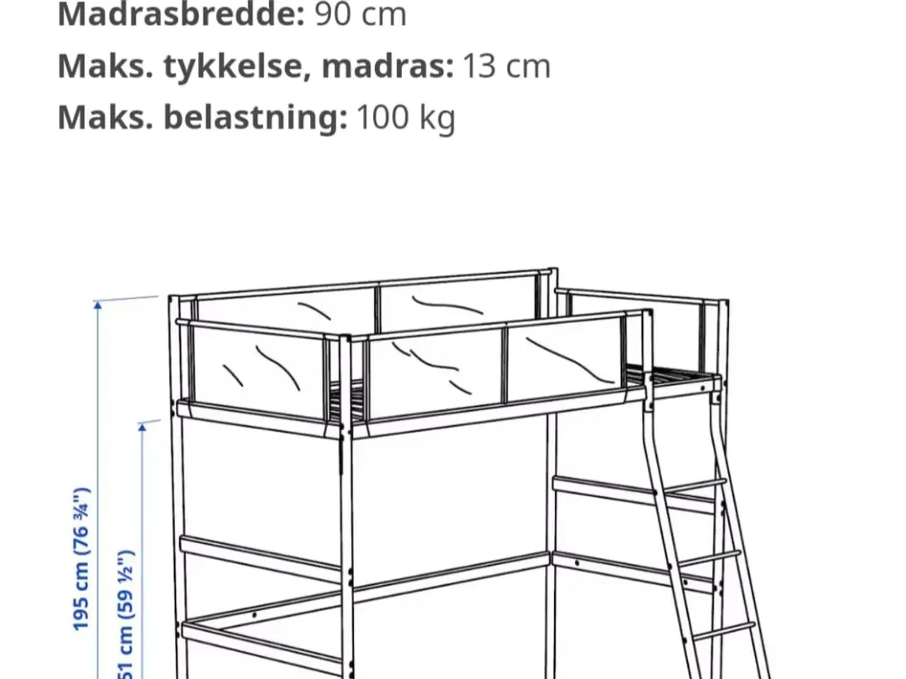 Billede 2 - Ikea køjeseng