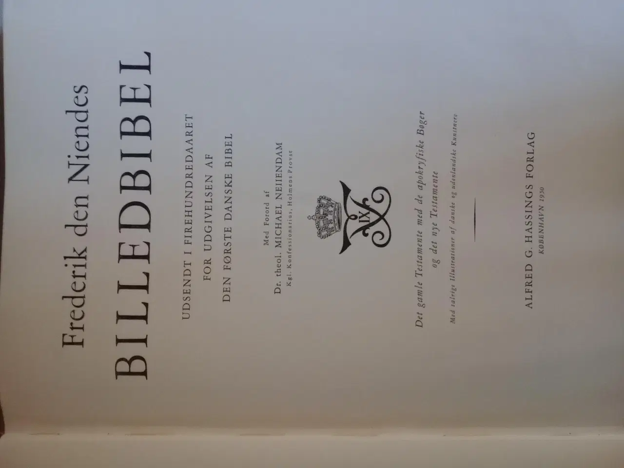 Billede 5 - en stor flot billedbibel fra 1950