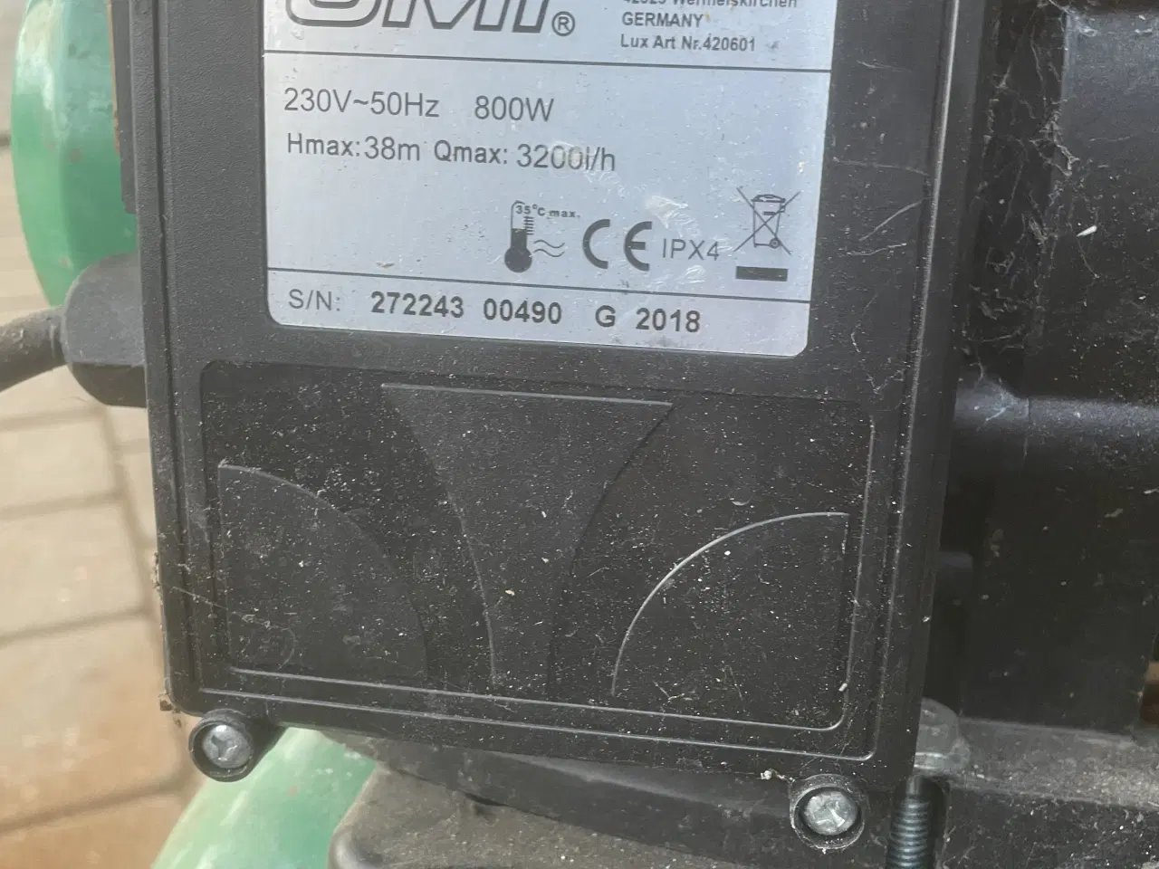 Billede 2 - vandpumpe