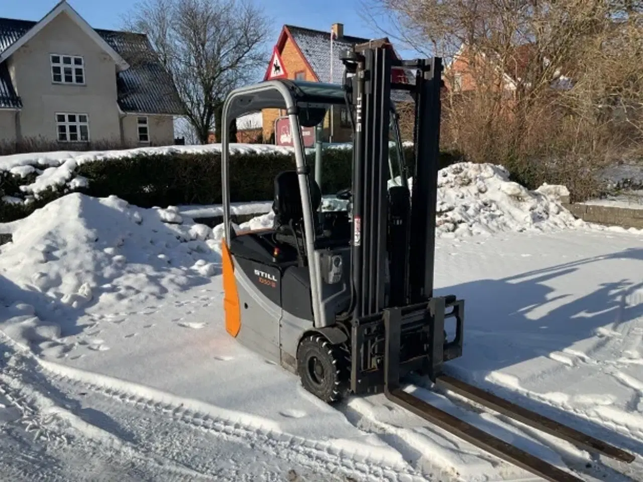 Billede 2 - Still 1600KG Eltruck 2019 Kun 2000 TIMER Triplexmast Sideskift Den er som ny