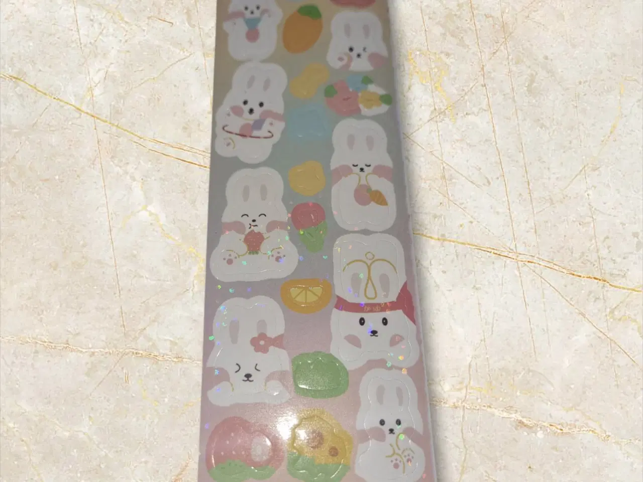 Billede 1 - Glitterkanin-klistermærker – Magi og Charme til Di