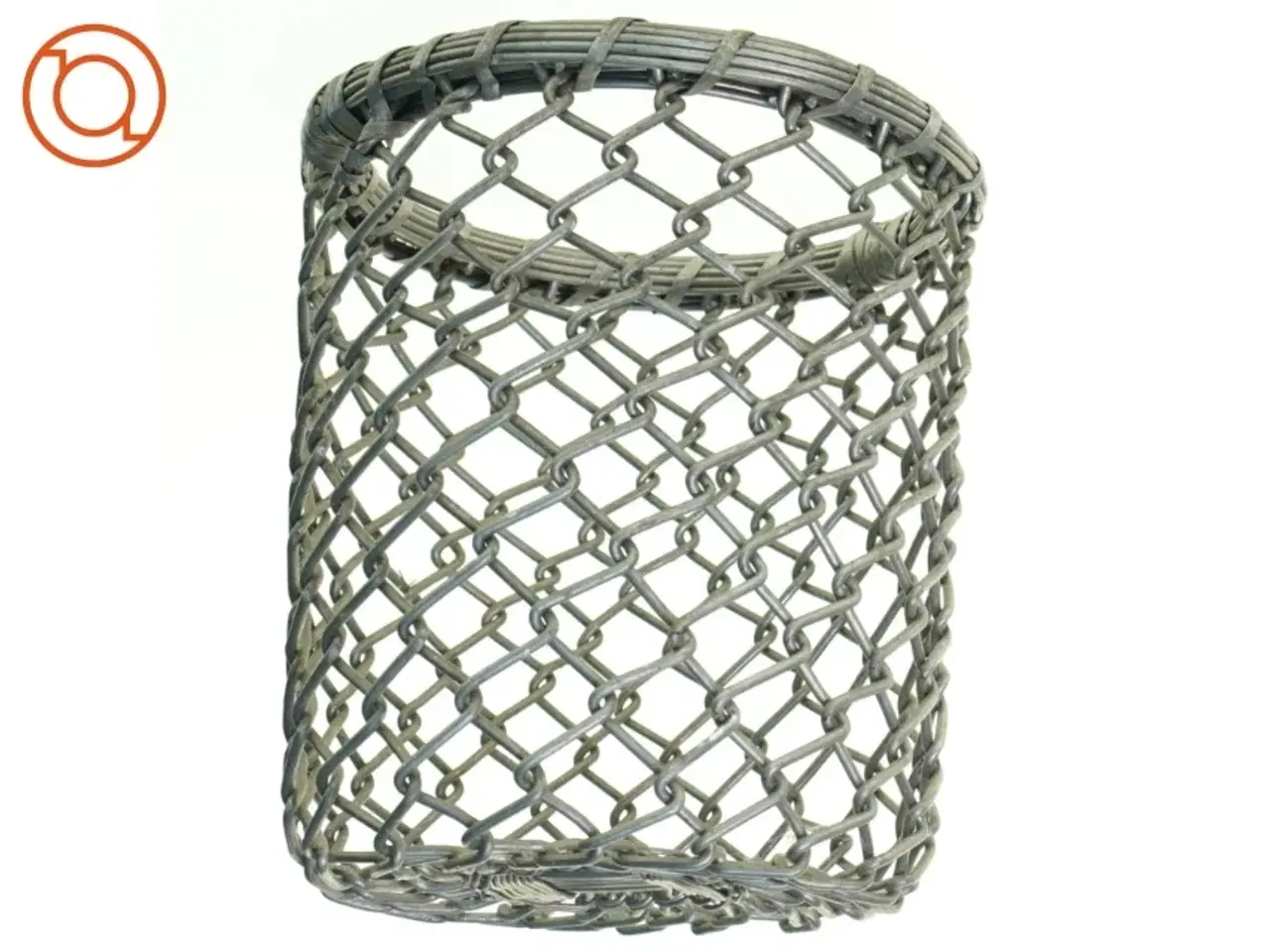 Billede 2 - Fil de fer Metal Flet Kurv fra Udkant (str. 16 x 14 cm)