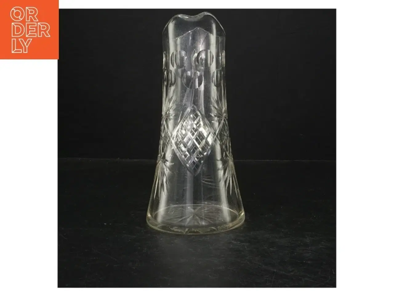 Billede 3 - Glas kande med slibninger (str. 21 cm)