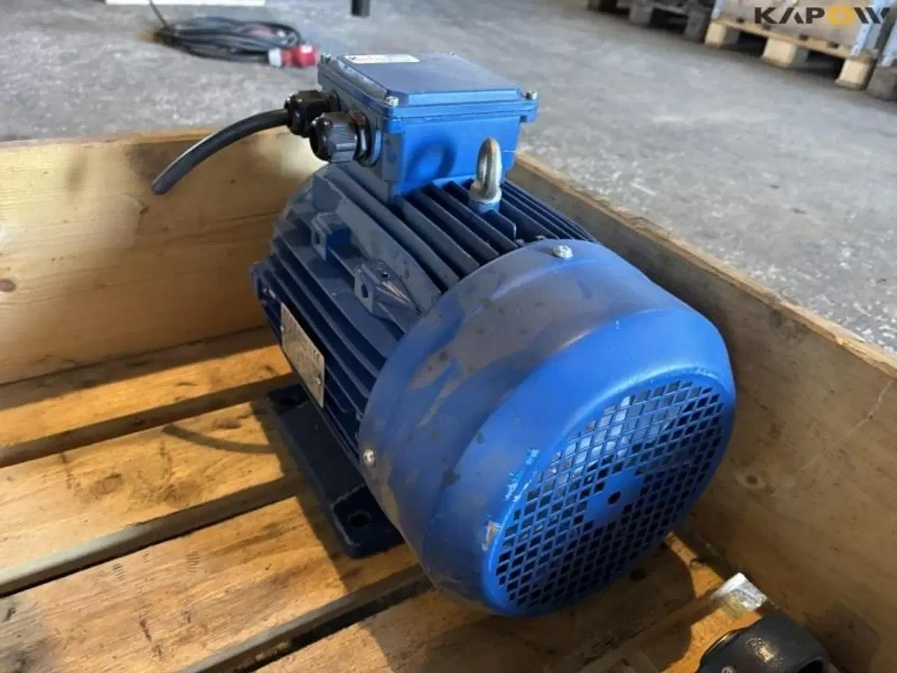 Billede 6 - - - - Elmotor og remskiver