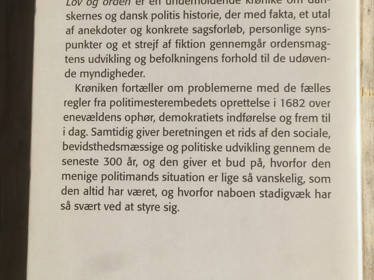 Billede 2 - Lov og orden, Flemming Jarlskov