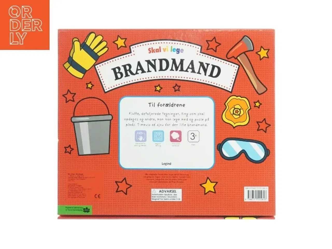 Billede 2 - Brandmand bog og børneunderholdning (str. 24,5 x. 28 cm)