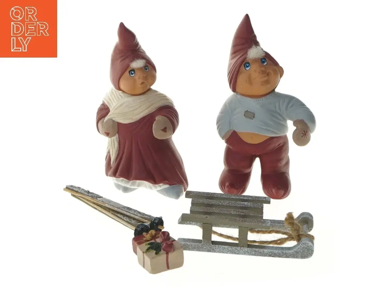 Billede 5 - Årsnissepar 2008 figurer fra Trip Trap (str. 14 cm)