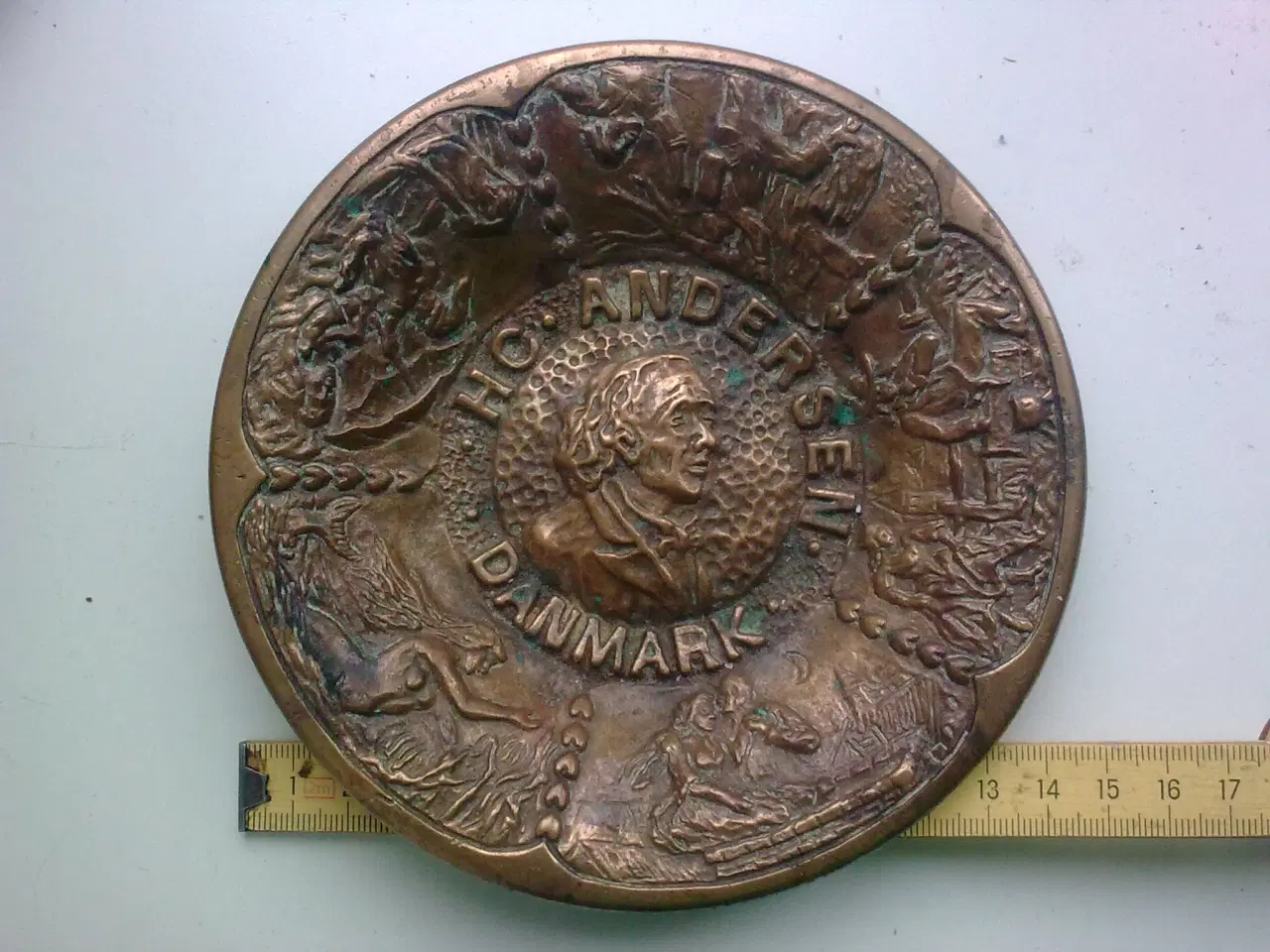 Billede 3 - Bronze H.C. Andersen eventyr skål støbning