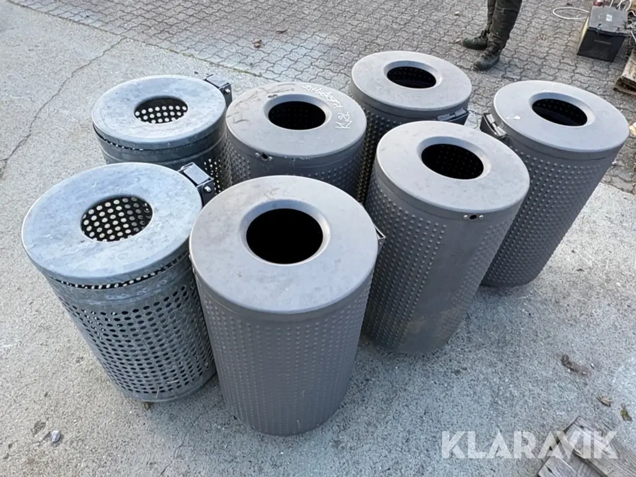 Billede 3 - Skraldepande 7 styk