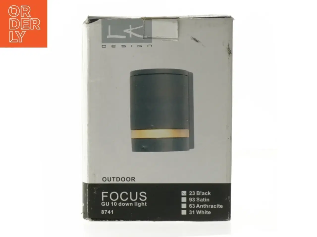 Billede 1 - Udendørs væglampe Focus GU10 fra LK Design (str. 15x11 cm)