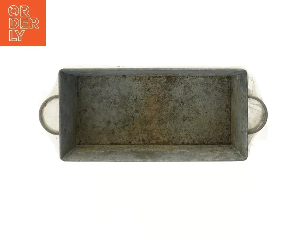 Billede 3 - Galvaniseret metalbakke, 3 styk (str. 26x13, 3 styk cm)
