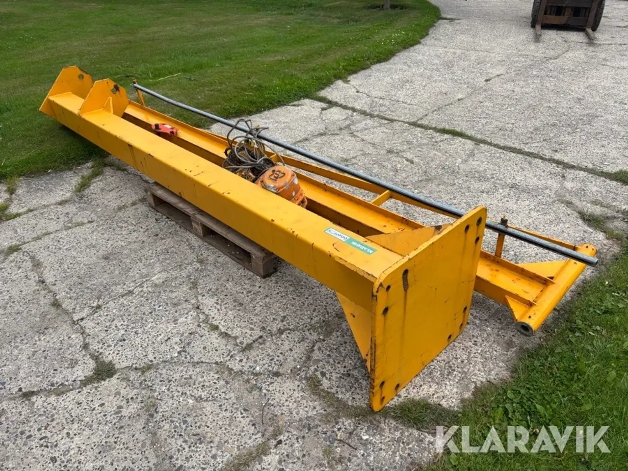 Billede 2 - Kran Demag 1000 kg med el hejsa