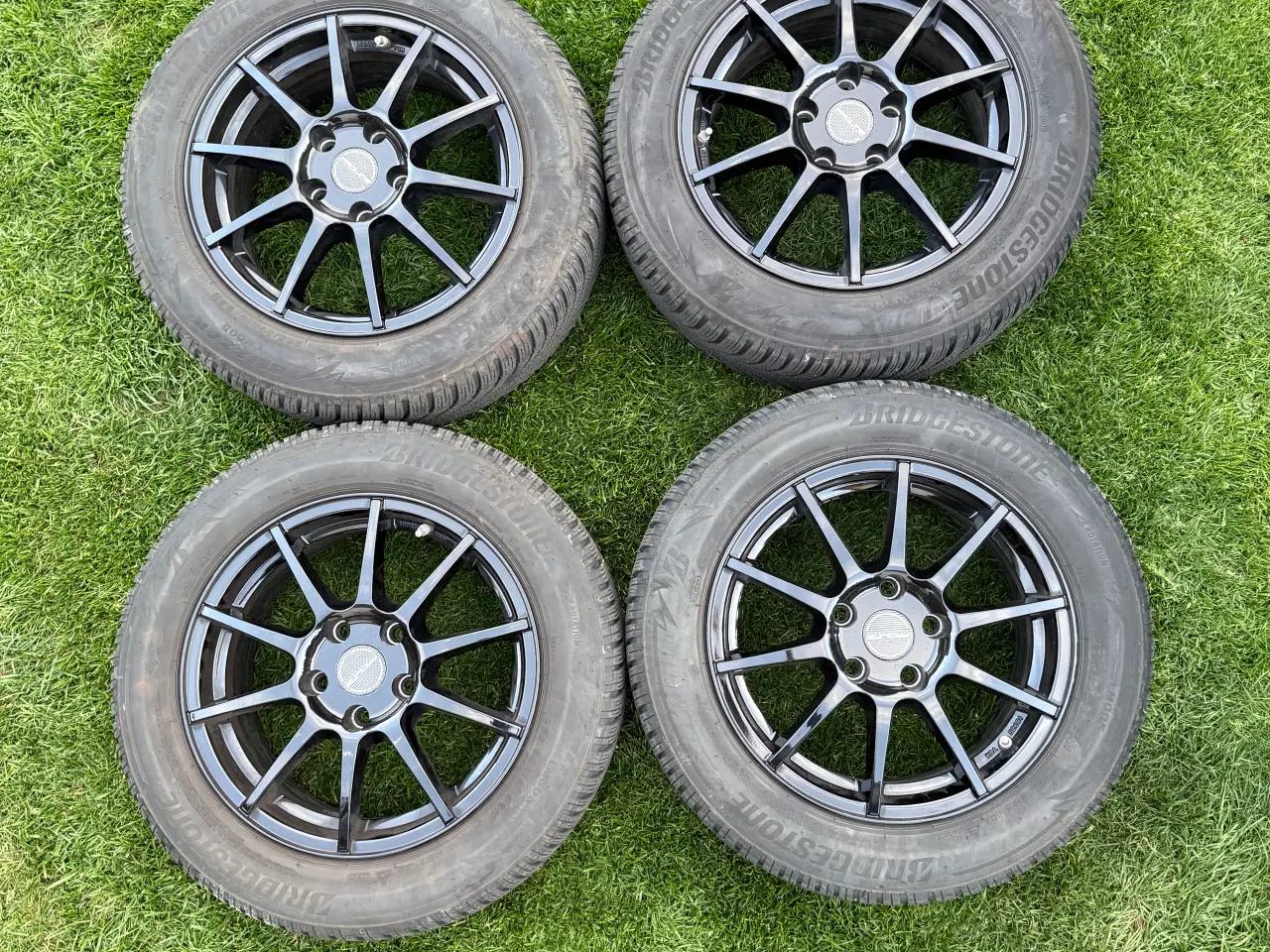 Billede 1 - Sorte Alu 16" vinterhjul 5x114,3