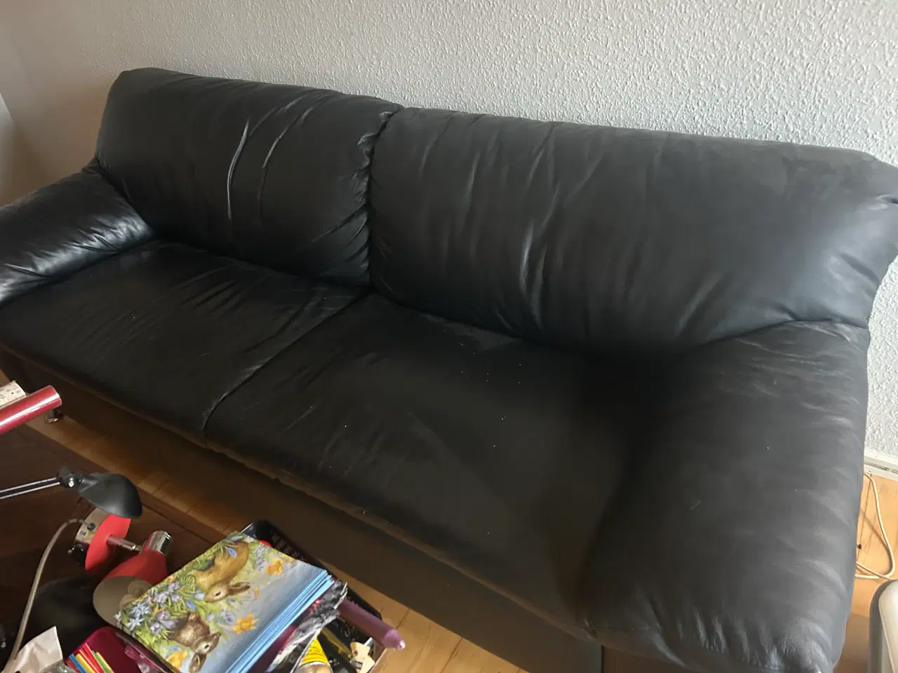 Billede 2 - Fin lædersofa