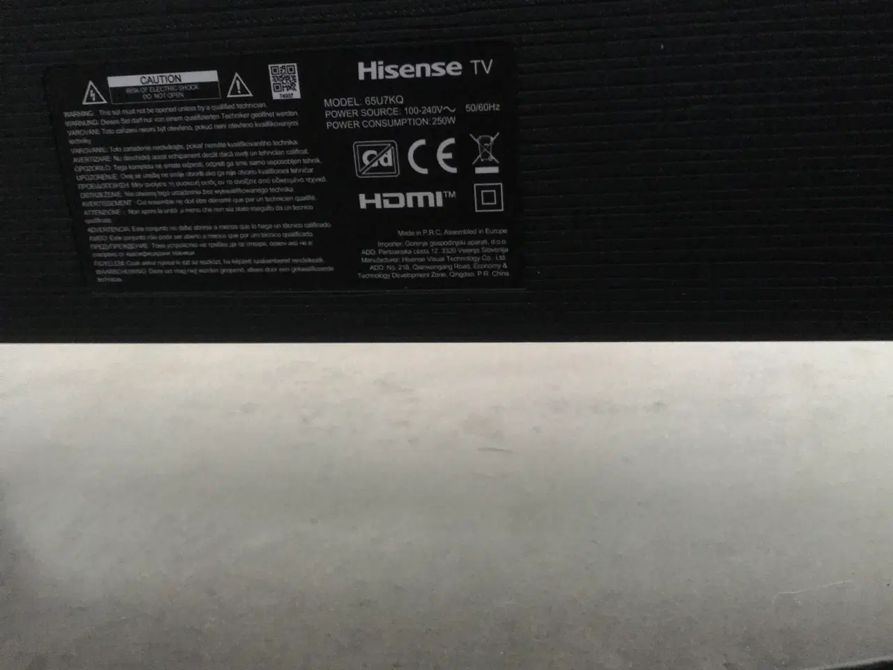 Billede 6 - 65 tommer tv med appel 4k tv 128 gb Ethernet 