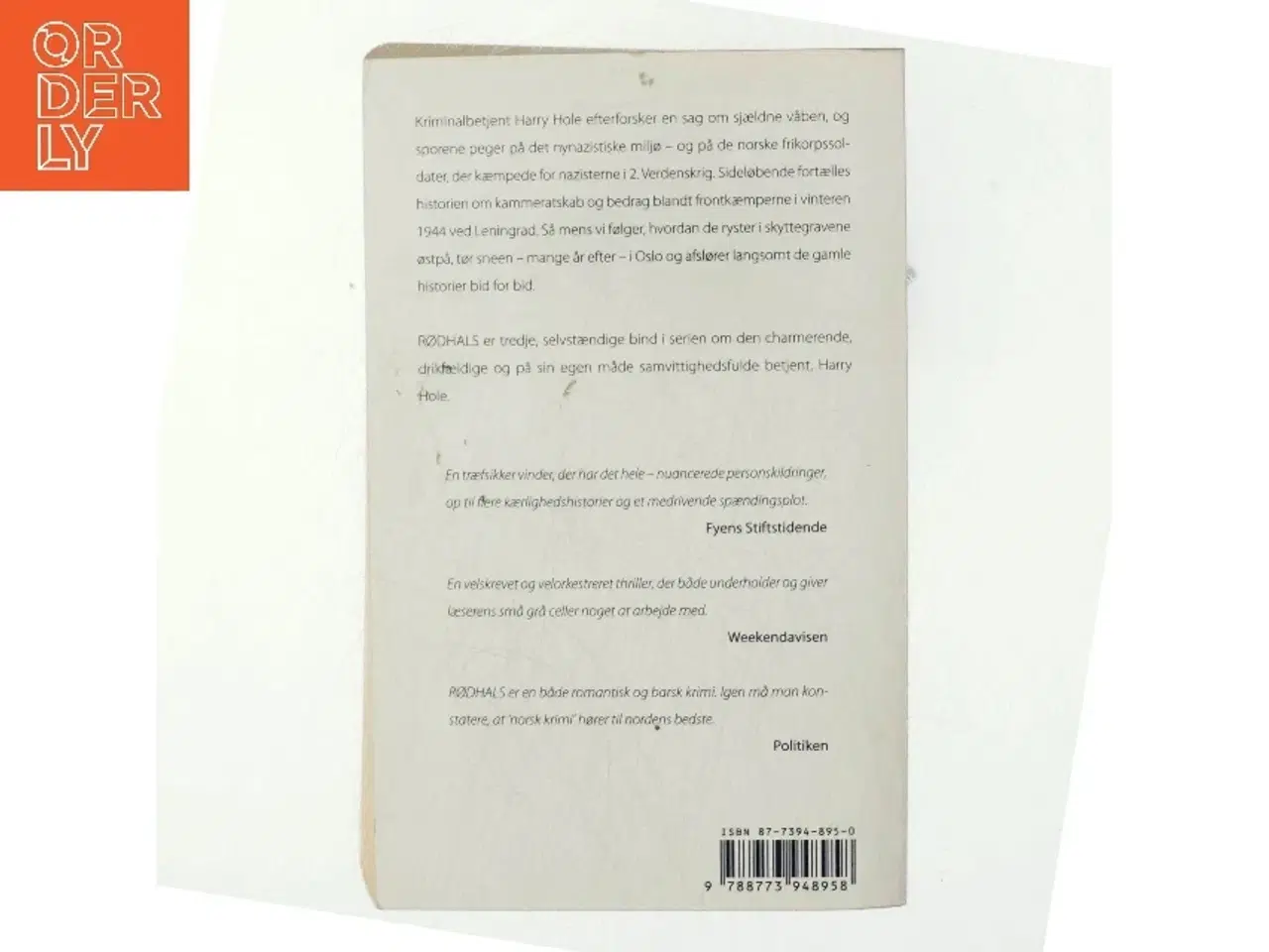 Billede 3 - Rødhals af Jo Nesbø (Bog)