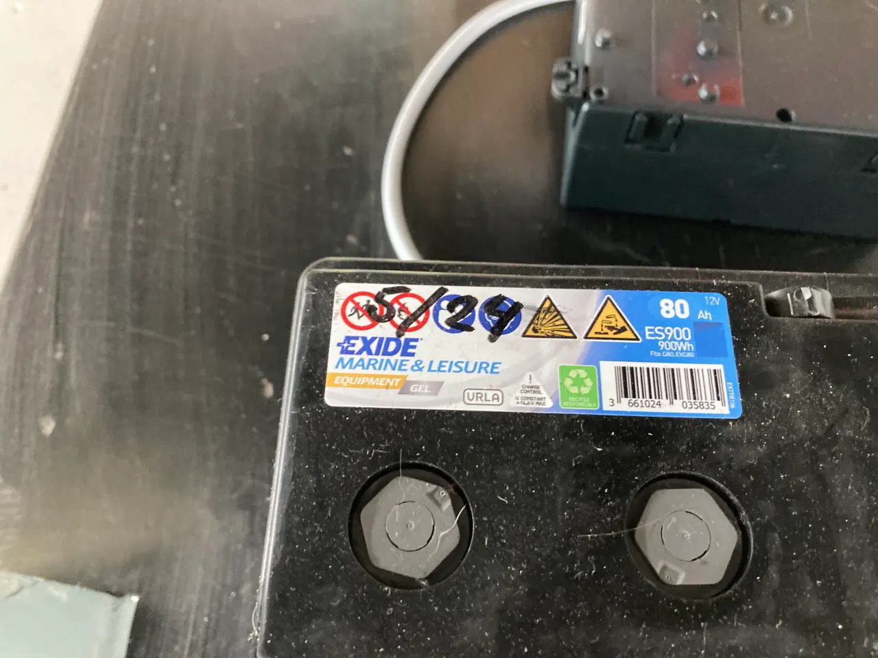 Billede 2 - Exide ES900 GEL MARINE FORBRUGSBATTERI
