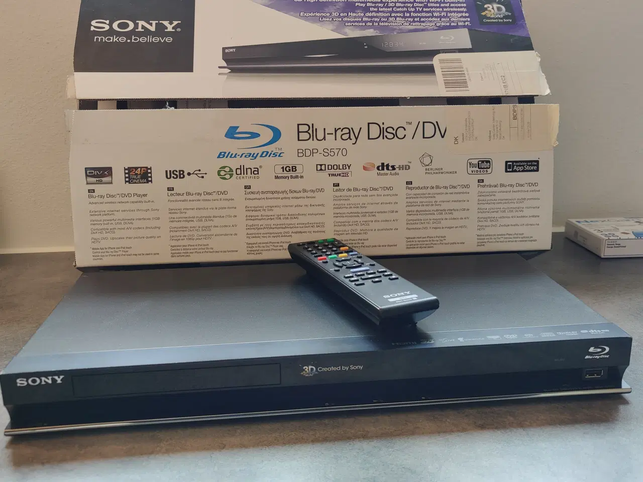 Billede 1 - Sony BDP - S 570 Blu-Ray afspiller