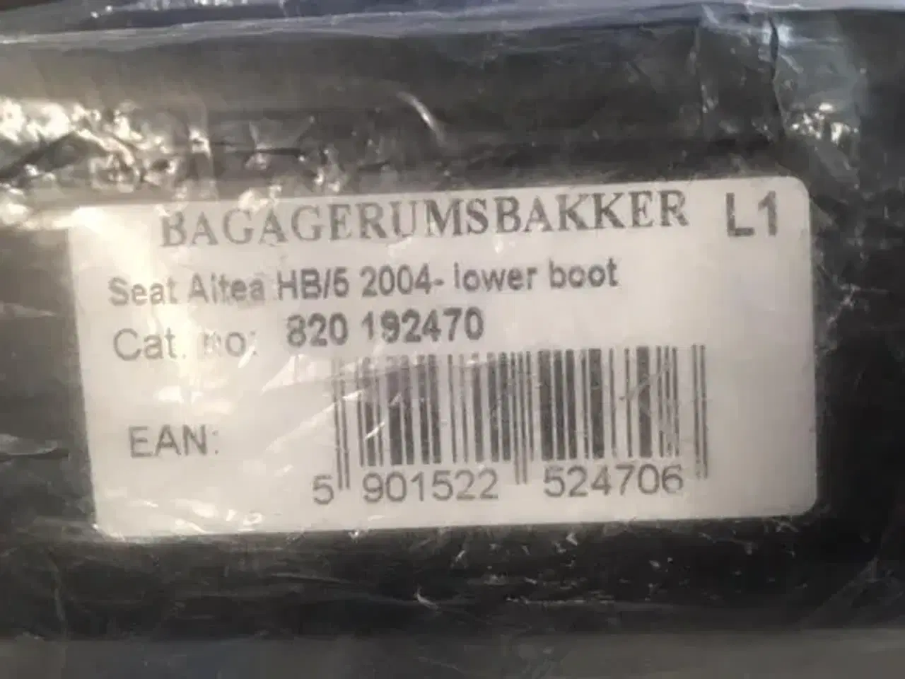 Billede 3 - Bagagerumsbakke, Seat Altea