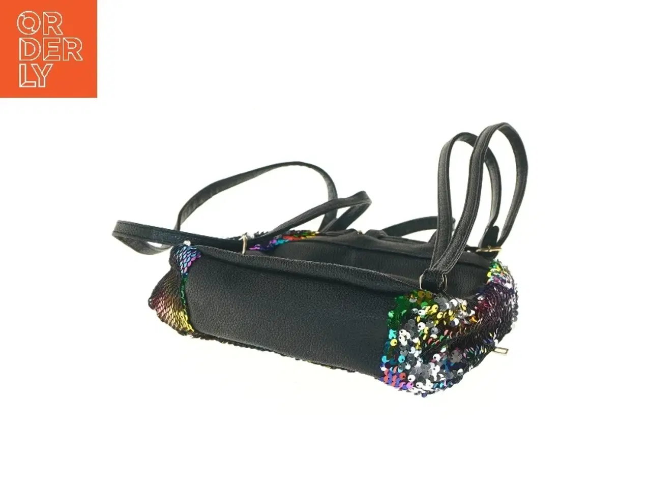 Billede 3 - Farverig paillettaske med enhjørning (str. 24x10x23 cm)