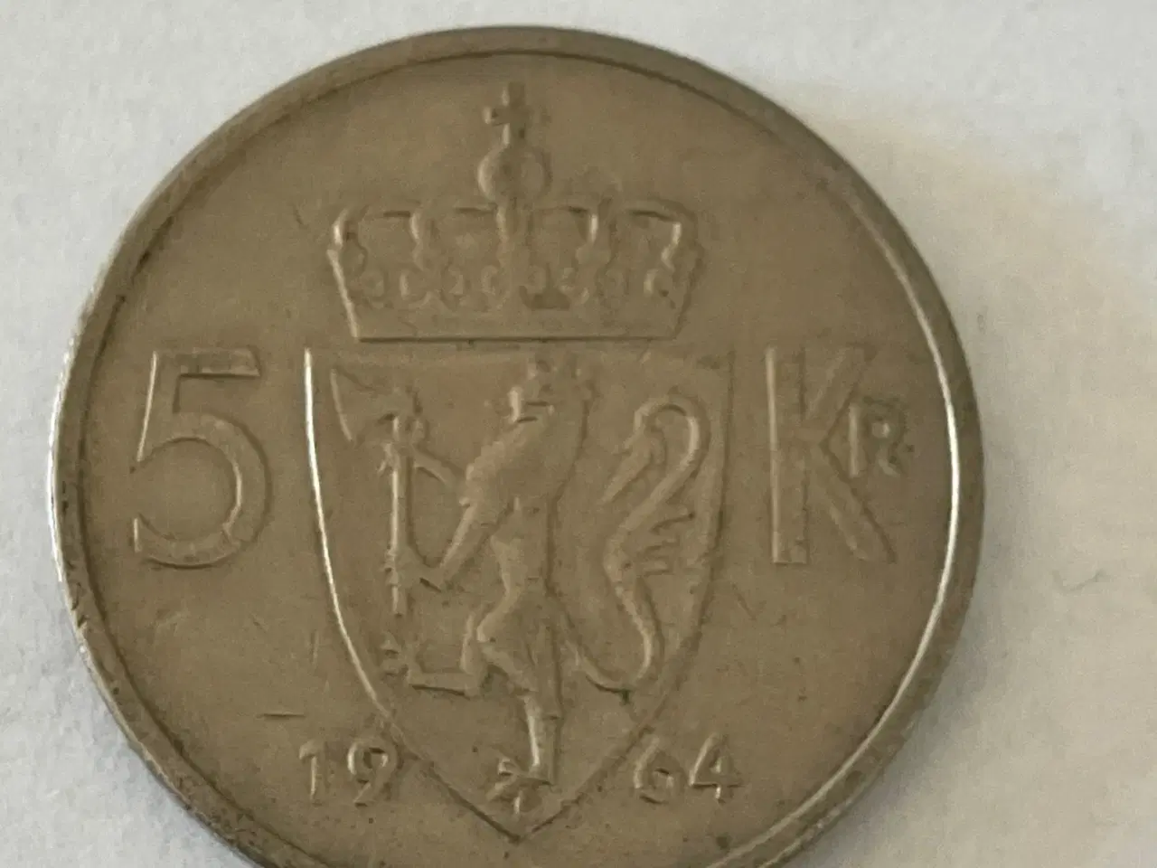 Billede 1 - 5 Kroner Norge 1964