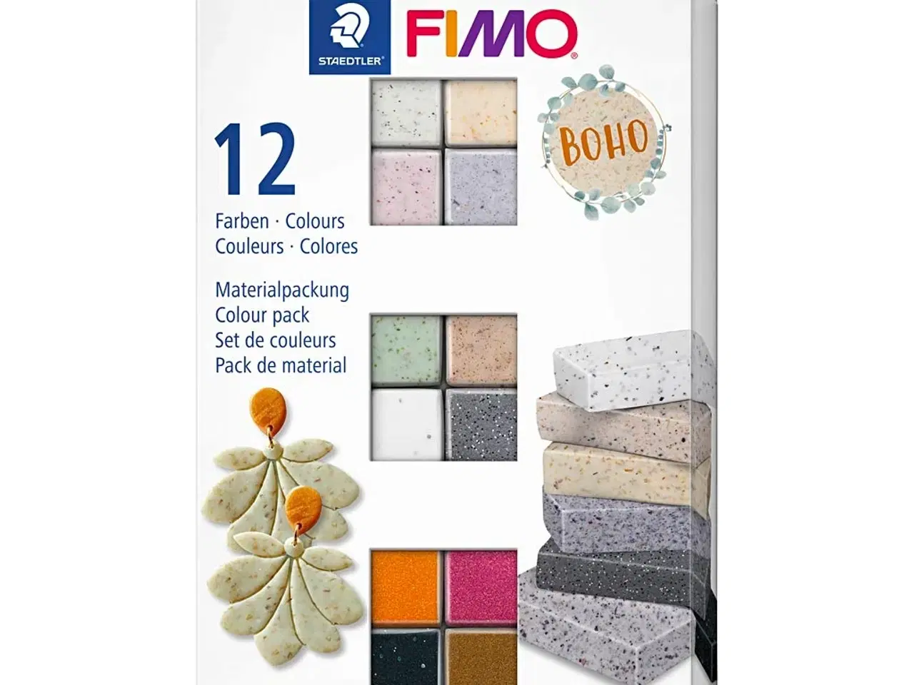 Billede 1 - FIMO® Effect - Assorterede Farver, 12x25g
