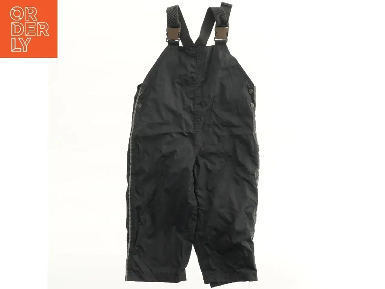 Billede 1 - Sort overtræksbukser med seler fra Name It (str. 86)