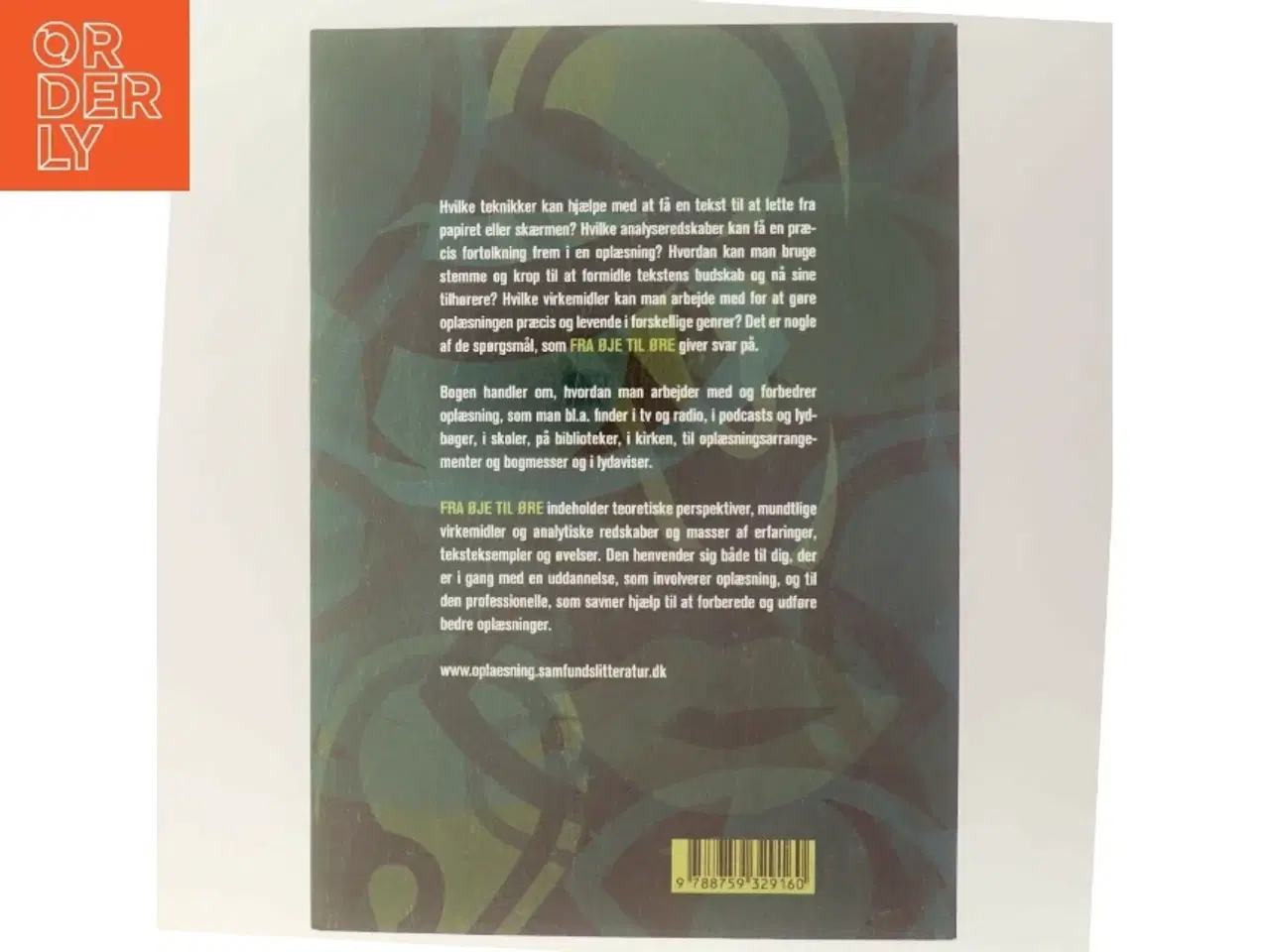 Billede 3 - Fra øje til øre : redskaber og virkemidler i oplæsning af Hanne Smith Pedersen (Bog)