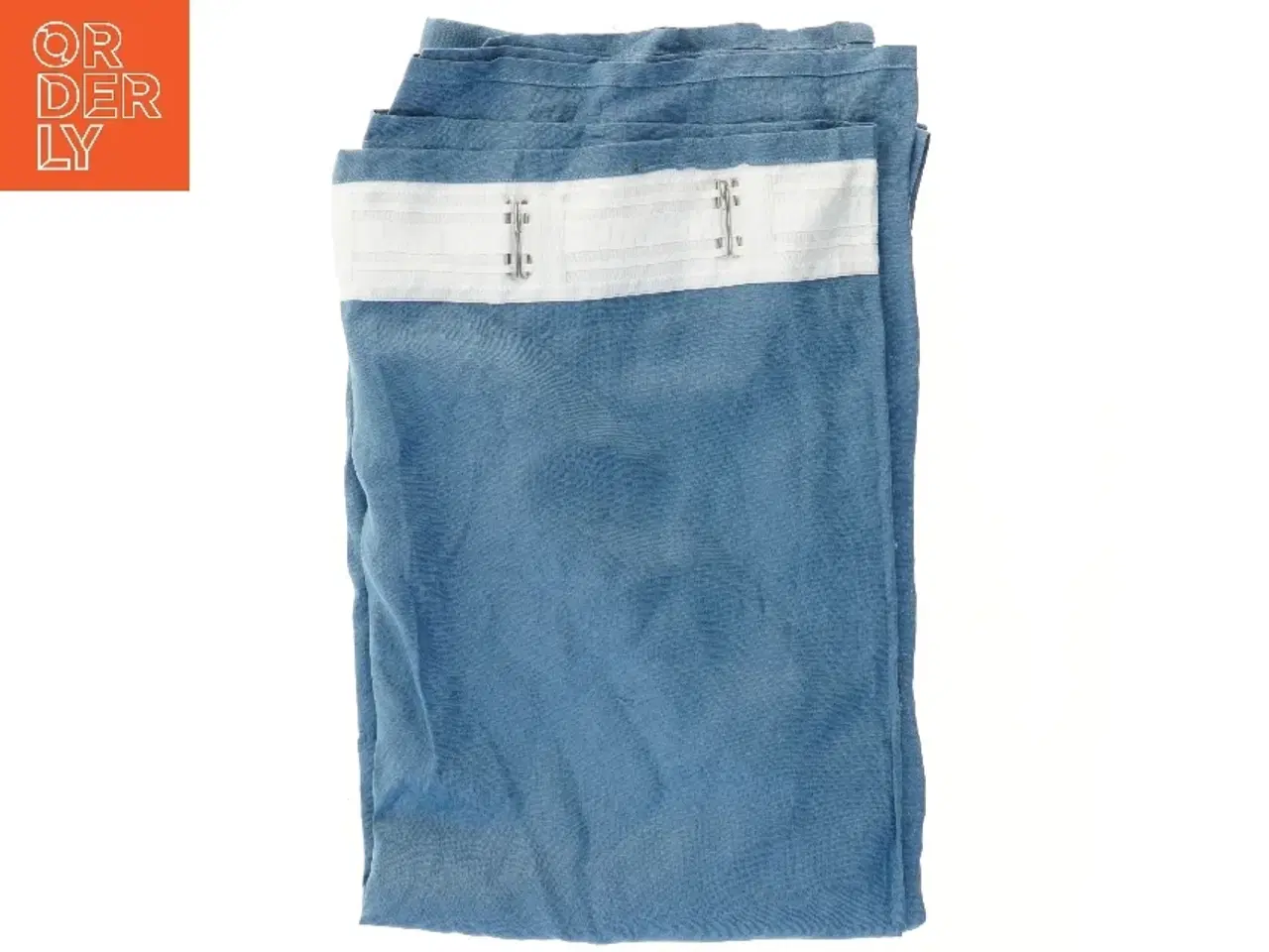 Billede 1 - Gardin i blå farve (str. 272x140 cm)