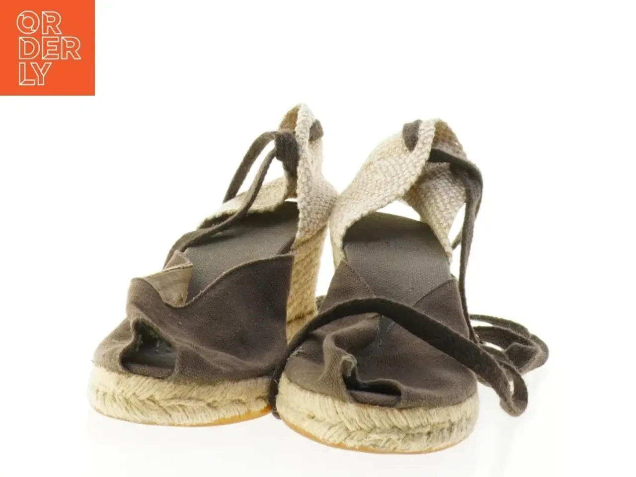 Billede 2 - Espadrilles med bindebånd (str. 37)
