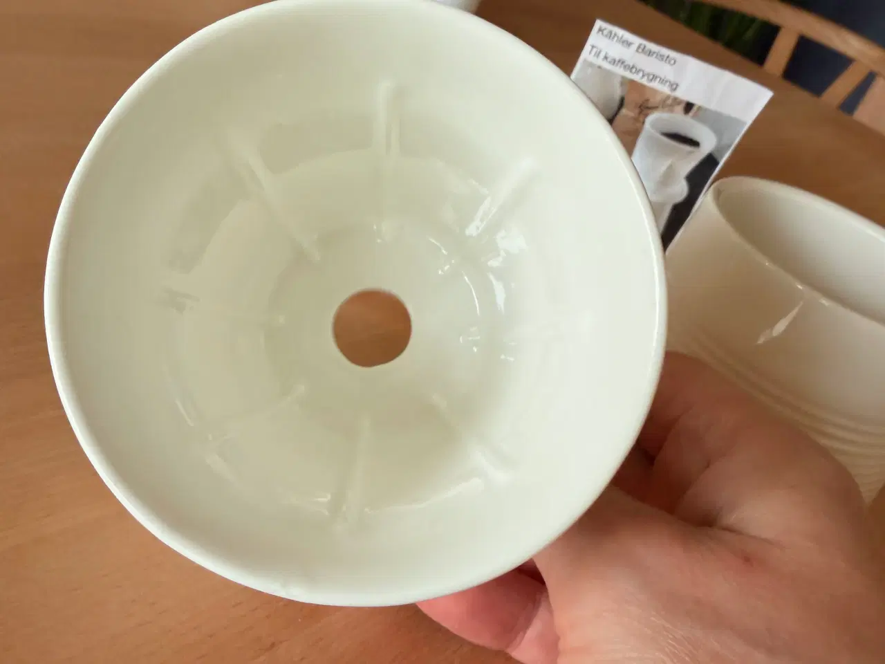 Billede 4 - Kähler kaffebrygger porcelæn hvid