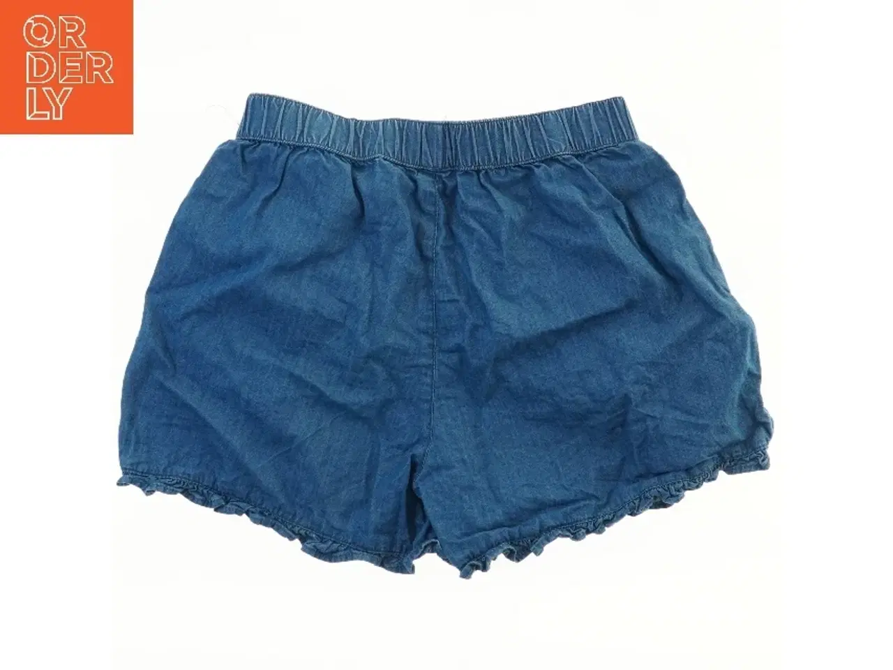 Billede 2 - Blå shorts med elastik og flæsekant fra VRS fra VRS (str. 122)